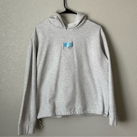 NIKE x VINTAGE 90s‎ Hoodie XL gray blue check - Picture 3 of 8